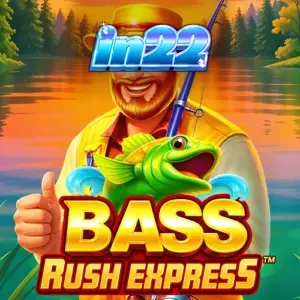 Tampilan visual slot Bass Rush Express dengan tema memancing yang tenang.